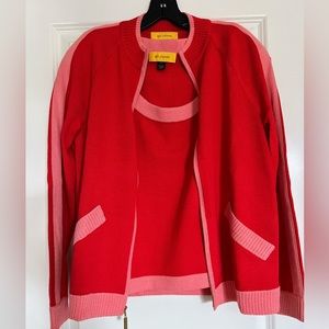 St. John classic sweater set size L